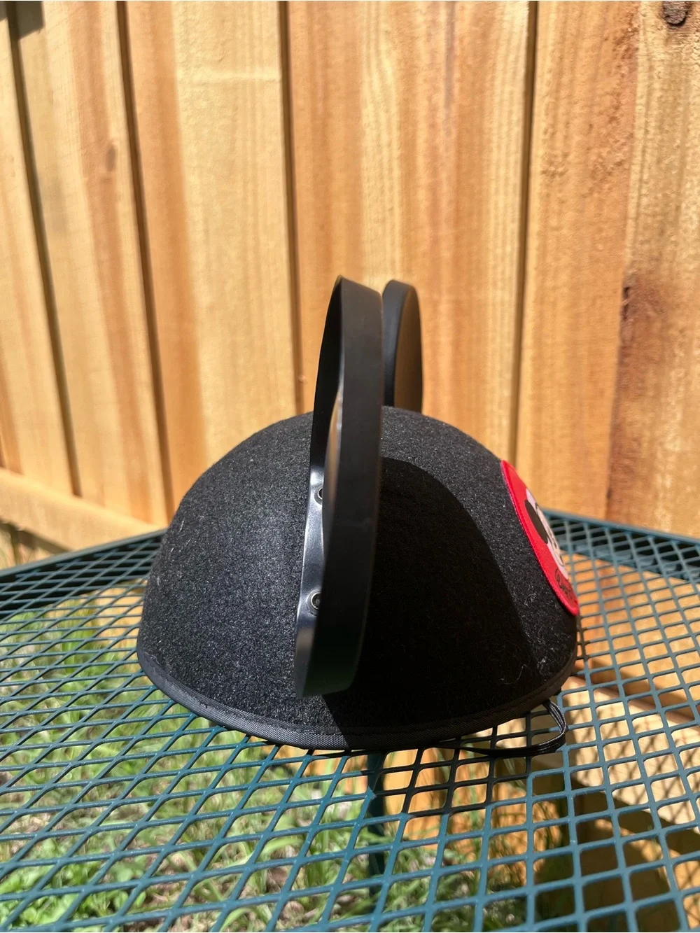 Disney Parks black felt Mickey Mouse ear hat